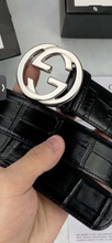 Charger l&#39;image dans la galerie, Ceinture Gucci en cuir pour hommes
