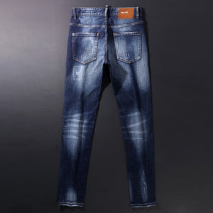 Jean en denim de style italien pour homme