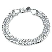 Charger l&#39;image dans la galerie, Bracelet à chaine en argent sterling 100% authentique pour hommes et femmes
