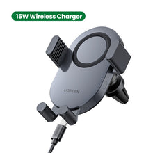 Charger l&#39;image dans la galerie, Support de chargeur de téléphone portable pour voiture, sans fil Qi 15w
