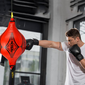 Sac de boxe en PU, balles de poinconnage, équipement de sport d'entrainement