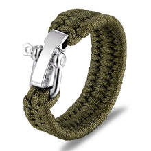 Charger l&#39;image dans la galerie, Bracelets de camping en acier inoxydable pour hommes
