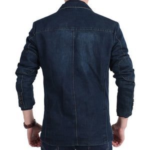 Veste en jean, coupe slim, décontracté pour hommes