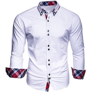 Chemise à manches longues pour hommes