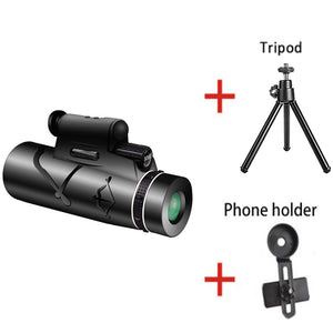 Télescope monoculaire 50x60 support de vision nocturne