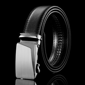 Ceinture d'affaires en cuir pour hommes