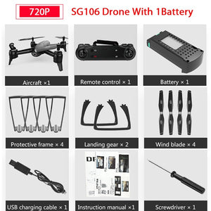 Drone avec caméra SG 106 wifi