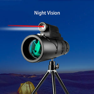 Télescope monoculaire 50x60 support de vision nocturne