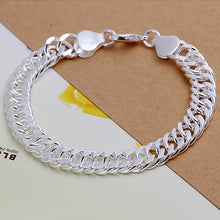 Charger l&#39;image dans la galerie, Bracelet à chaine en argent sterling 100% authentique pour hommes et femmes
