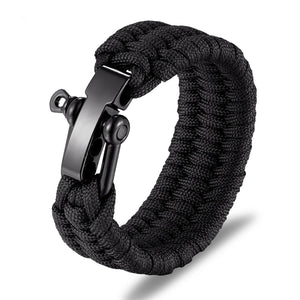 Bracelets de camping en acier inoxydable pour hommes