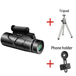 Télescope monoculaire 50x60 support de vision nocturne