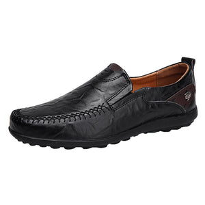 Chaussures en cuir de grande taille pour hommes