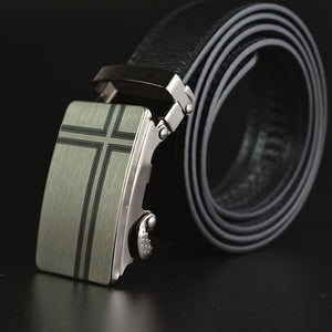 Ceinture d'affaires en cuir pour hommes