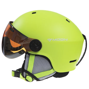 Casque de ski PC + EPS moulé intégralement, de haute qualité, pour sport de plein air