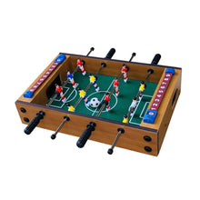 Charger l&#39;image dans la galerie, Table de baby foot à six barres en bois, jeu de football pour enfants
