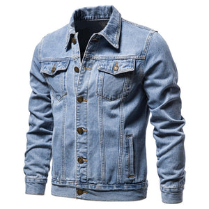 Veste en jean décontracté, slim fit, pour hommes