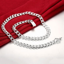 Charger l&#39;image dans la galerie, Ensemble de bracelets et colliers en argent sterling 925
