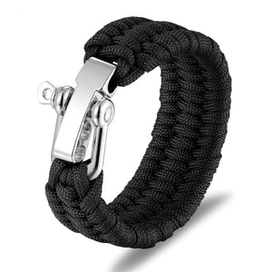 Bracelets de camping en acier inoxydable pour hommes