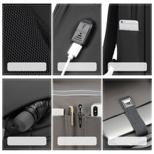 Charger l&#39;image dans la galerie, Sac à dos anti-vol, avec chargeur USB, pour ordinateur portable 14 pouces, pour hommes et femmes
