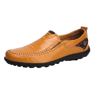 Chaussures en cuir de grande taille pour hommes