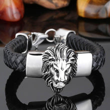 Charger l&#39;image dans la galerie, Bracelet punk pour hommes en acier inoxydable
