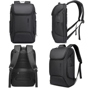 Sac à dos multifonction étanche pour ordinateur portable, grande capacité, pour le travail quotidien, avec chargeur USB