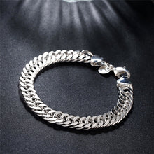 Charger l&#39;image dans la galerie, Bracelet à chaine en argent sterling 100% authentique pour hommes et femmes
