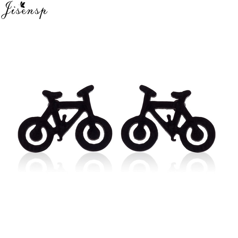 Petites boucles d'oreilles de vélo pour femmes