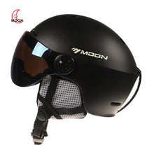 Charger l&#39;image dans la galerie, Casque de skie avec lunettes pour adultes, protection des sports d&#39;hiver, snowboard
