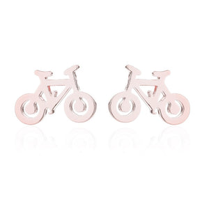 Petites boucles d'oreilles de vélo pour femmes