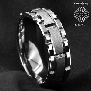 Bague de mariage en argent size 6-13 pour hommes