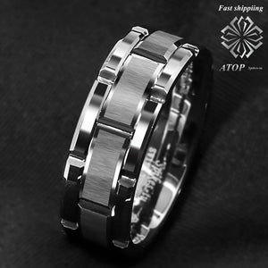 Bague de mariage en argent size 6-13 pour hommes