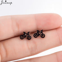 Charger l&#39;image dans la galerie, Petites boucles d&#39;oreilles de vélo pour femmes
