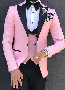 Costume de mariage 3 pièces pour hommes