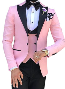 Costume de mariage 3 pièces pour hommes