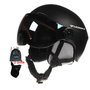 Casque de ski PC + EPS moulé intégralement, de haute qualité, pour sport de plein air