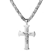 Charger l&#39;image dans la galerie, Collier de croix de Jésus crucifixion pour hommes et femmes
