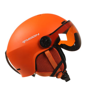 Casque de ski PC + EPS moulé intégralement, de haute qualité, pour sport de plein air