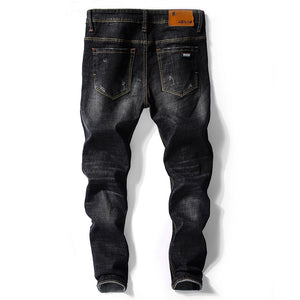 Jean slim en denim, en coton, pour hommes