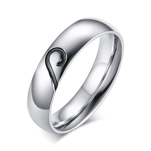 Bague couple vnox en acier inoxydable