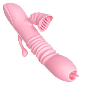 Vibrateur de langue rétractable, stimulation anal pour femmes