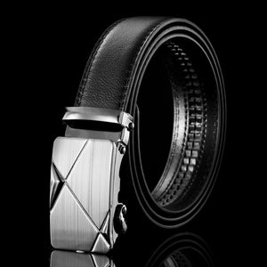 Ceinture d'affaires en cuir pour hommes