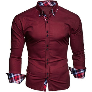 Chemise à manches longues pour hommes