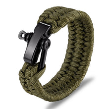 Charger l&#39;image dans la galerie, Bracelets de camping en acier inoxydable pour hommes
