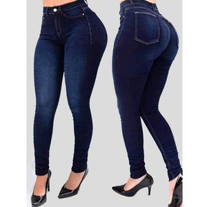 Jean slim en denim pour femmes