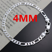 Charger l&#39;image dans la galerie, Bracelet en argent sterling 925 pour hommes et femmes
