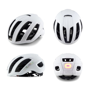 Casque de vélo de descente, avec lumière LED, casque de cyclisme professionnel