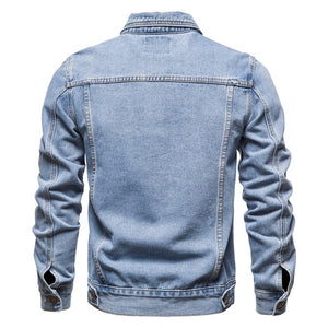 Veste en jean décontracté, slim fit, pour hommes