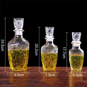 Carafe en verre transparent créatif pour whisky