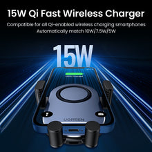 Charger l&#39;image dans la galerie, Support de chargeur de téléphone portable pour voiture, sans fil Qi 15w
